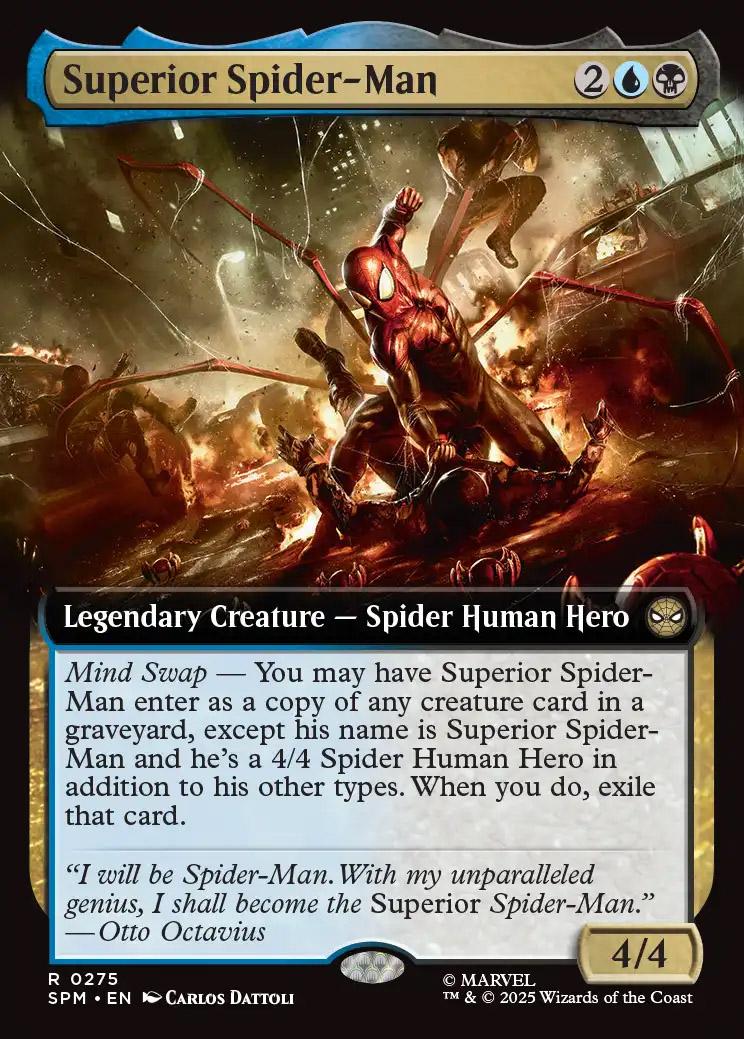 mtg spider-man art cards Cosmic Spider-Man MTG Proxy