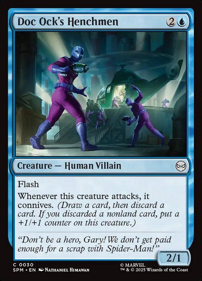 doc ock mtg card Doc Ock, Evil Inventor (borderless)