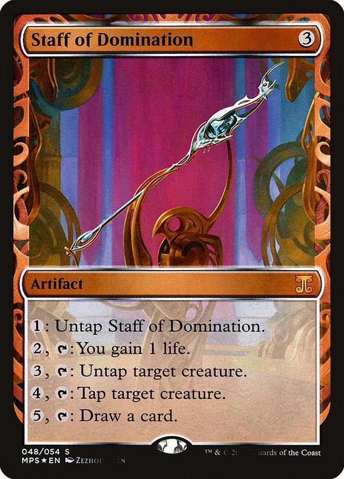 mtg staff cards Staff of Domination | Masterpiece Series: Inventions