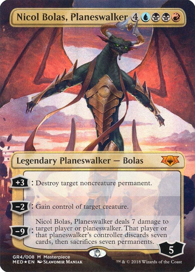 mtg nicol bolas planeswalker commander deck Bolas, the Ravager Ultimate Superfriends FIVE Planeswalkers Magic A single individual card from the Magic Nicol Bolas, Planeswalker [Media Promos]