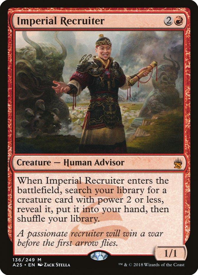 MTG 帝国の徴募兵/Imperial Recruiter  foil Imperial Recruiter | Masters 25 | Card Kingdom