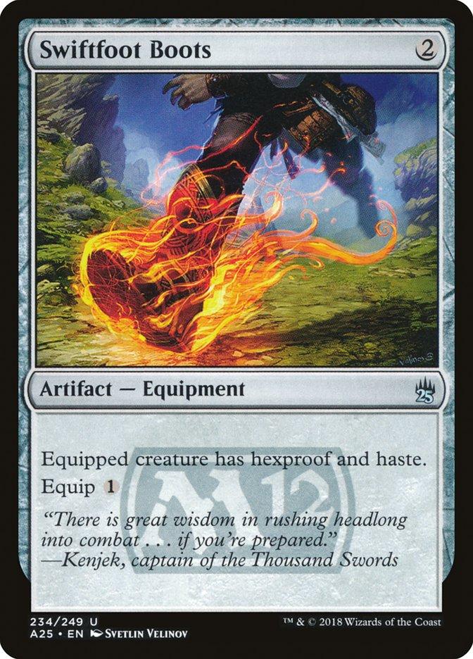 mtg cards like swiftfoot boots Top 10 Artifact Equipment Cards in Magic: The Gathering