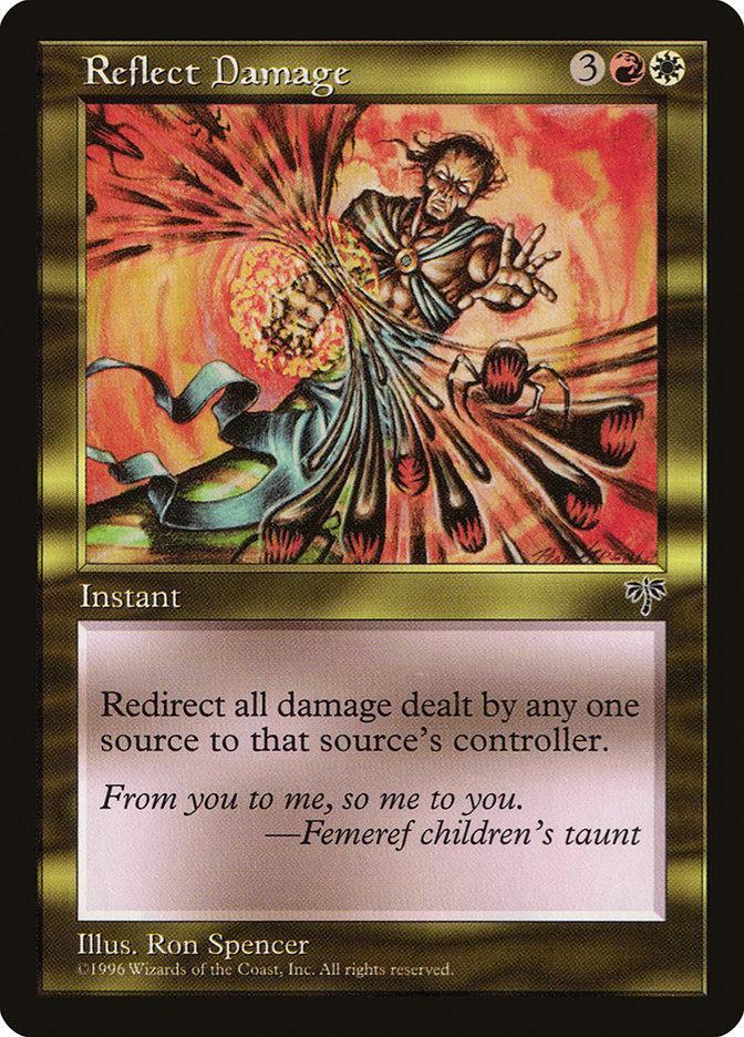 mtg cards that reflect damage Reflect Damage | Mirage