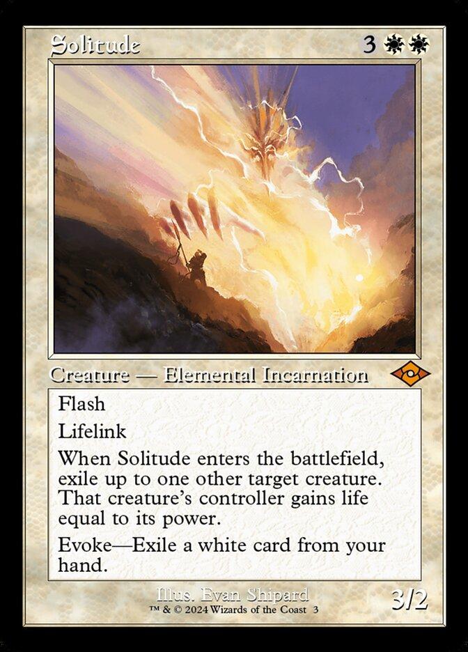 【MTG】孤独/Solitude solitude-0003-mh3-retro-frame-