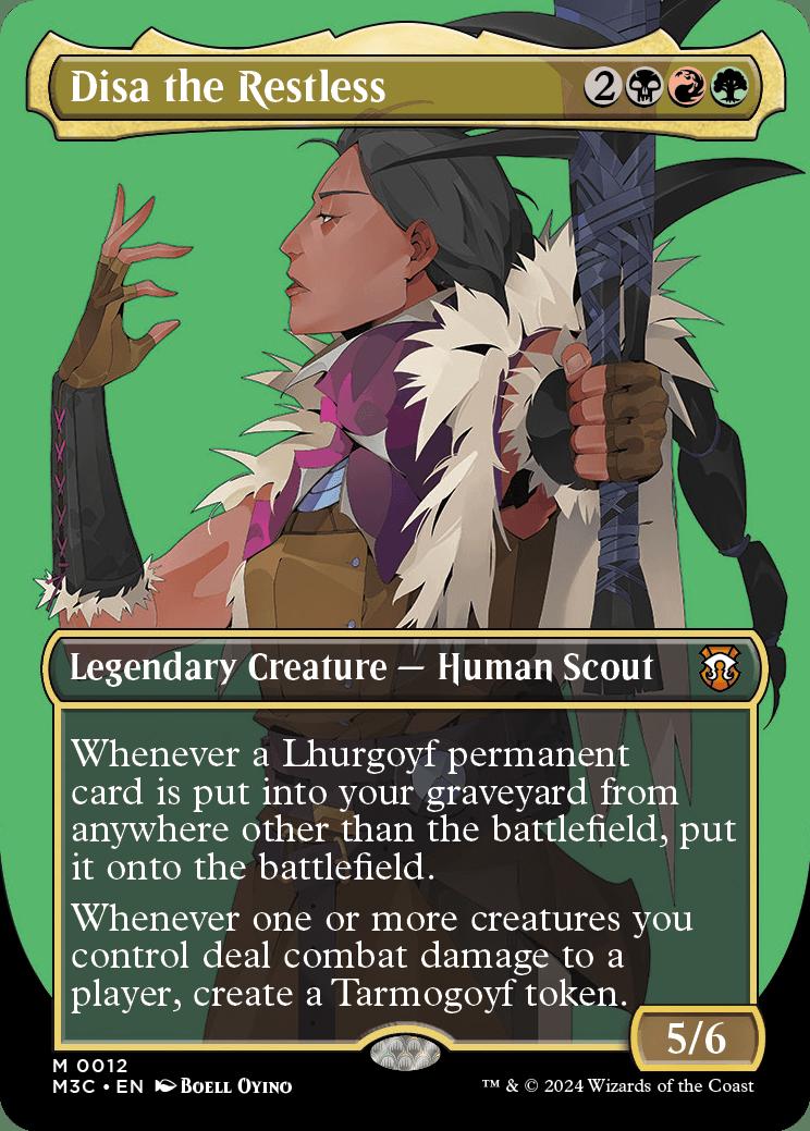 mtg disa the restless commander deck Ultra PRO Modern Horizons 3 Commander (M3C) #12 Illustrated by Boell Oyino Magic Pro Upgrades For Disa the