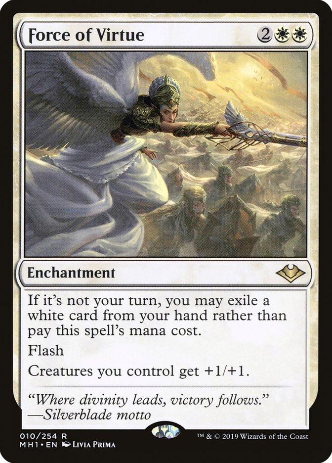 force cards mtg MtG Modern Horizons Rare Force of Vigor #164