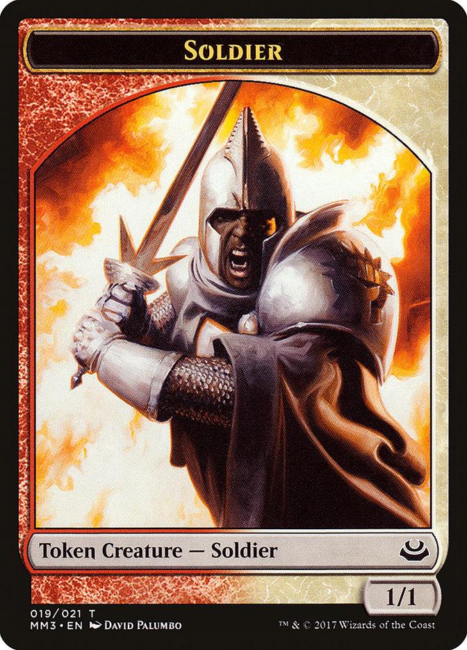 mtg white soldier cards 9 deck ideas Vigilance (Attacking doesnt cause this creature to tap.) Other Soldier creatures you control get +1/+1 and have vigilance Mono-White Soldiers | EDHREC