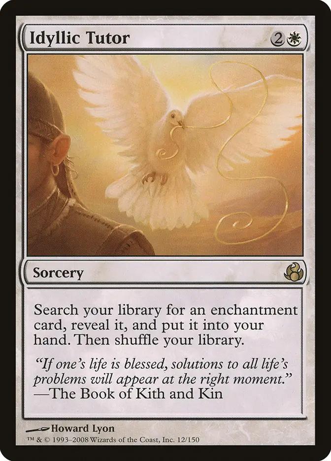 mtg enchantment tutor cards Enlightened - Dominaria Remastered #412 (English) *From the Sixth Edition Classic 6th Ed Idyllic Tutor | Morningtide |