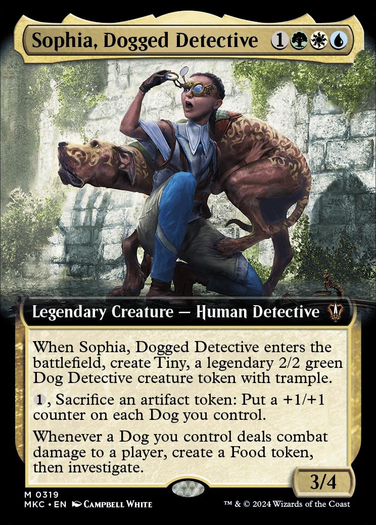 Sophia, Dogged Detective | Murders at Karlov Manor Commander Decks Variants  | Commander | Card Kingdom