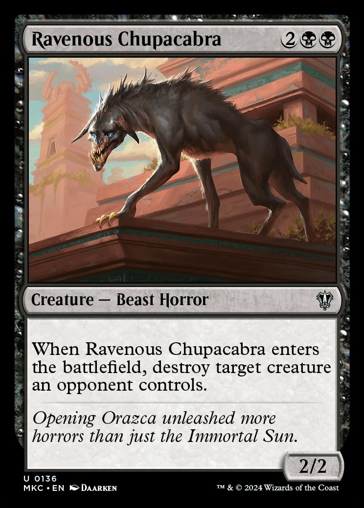 Ravenous Chupacabra | Murders at Karlov Manor Commander Decks