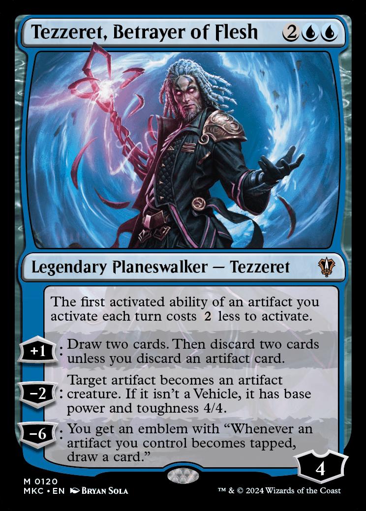 mtg tezzeret commander deck Tezzeret, Betrayer of Flesh