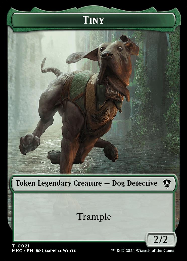 Tiny Token // Eldrazi Token | Murders at Karlov Manor Commander Decks ...