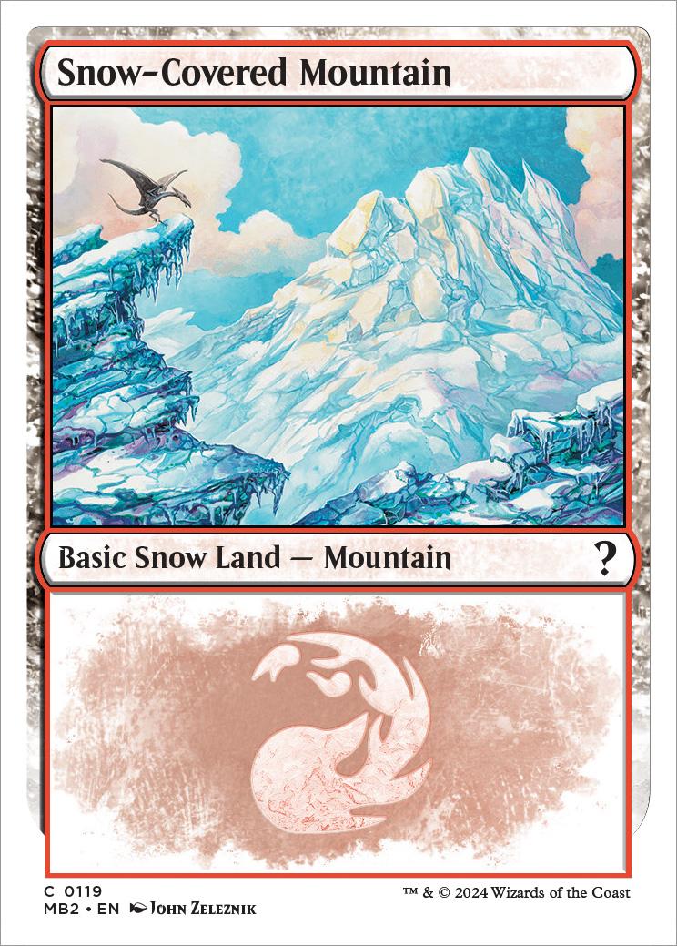 Snow-Covered Mountain | Mystery Booster 2 | Card Kingdom