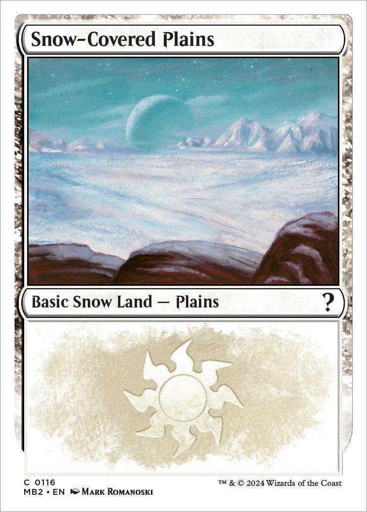 Snow-Covered Plains | Mystery Booster 2 | Card Kingdom