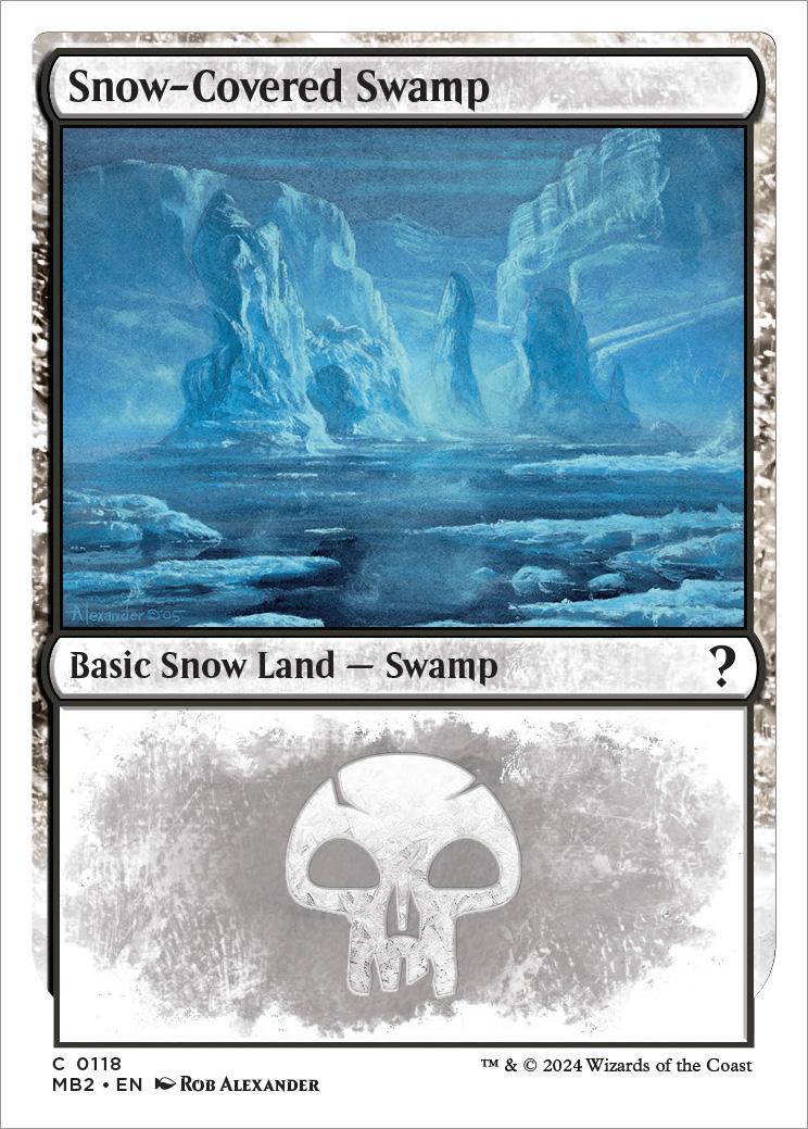 Snow-Covered Swamp | Mystery Booster 2 | Card Kingdom
