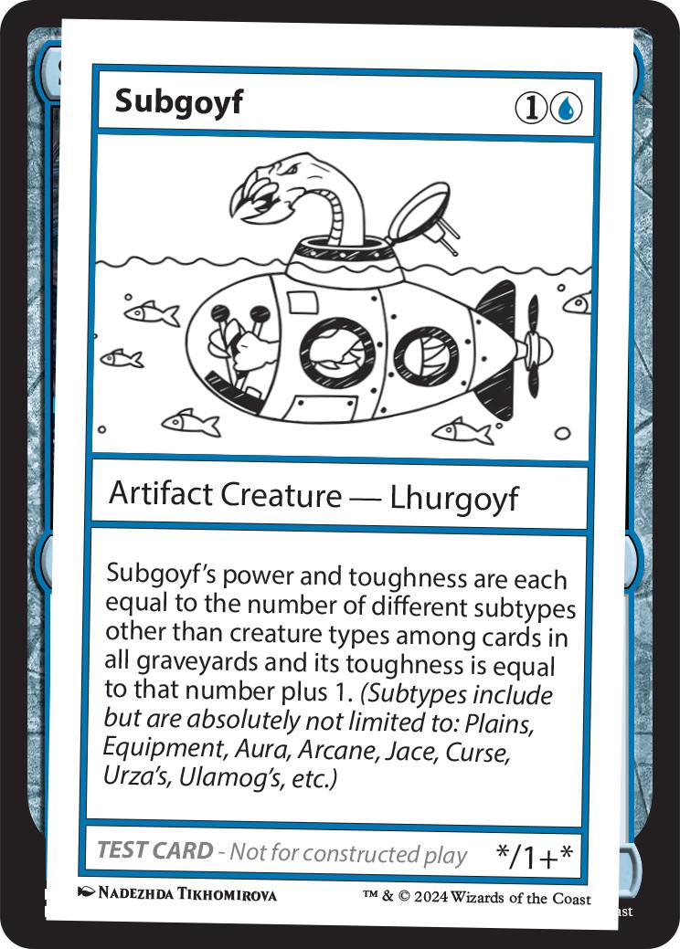 mtg card subtypes What qualifies as a card type in Magic: the Gathering?
