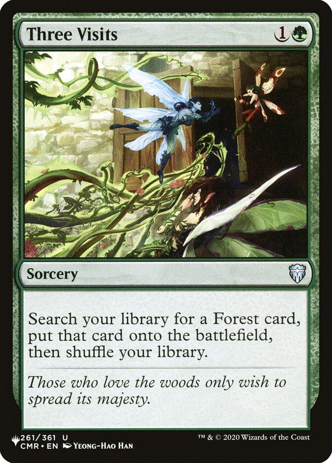 mtg commander legends card list Three Visits Search your library for a Forest card Commander Legends Preconstructed Decks