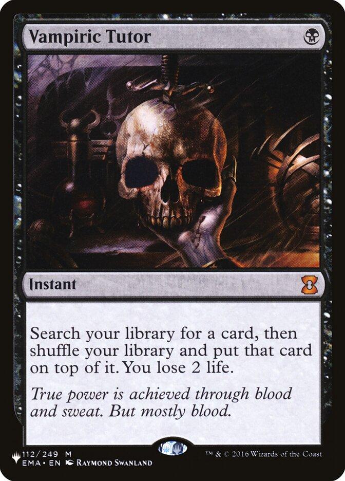 mtg tutor cards list Visual Deck View I simply reveal Enlightened Tutor [The List] Moderately
