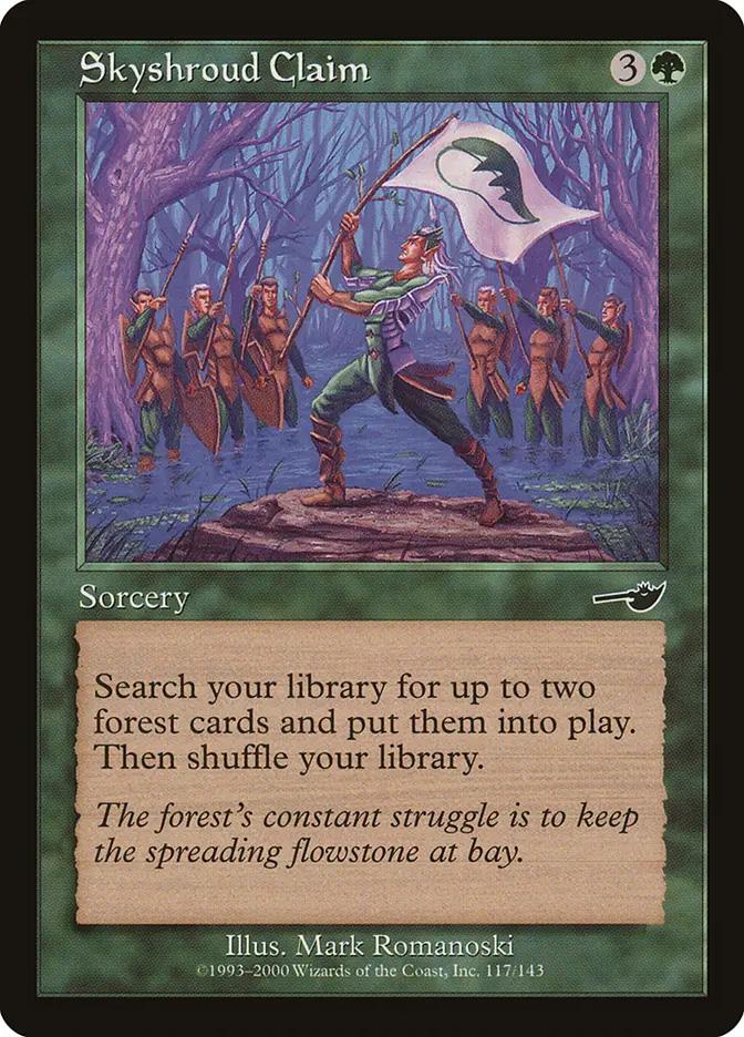MTG【Foil】NEMスカイシュラウドの要求/Skyshroud Claim英 Skyshroud Claim | Nemesis Foil | Card Kingdom