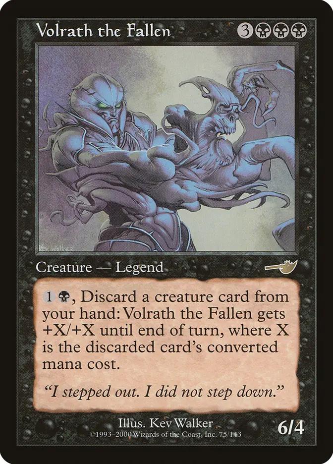 堕ちたる者ヴォルラス　foil Volrath the Fallen Volrath the Fallen | Nemesis Foil | Card Kingdom