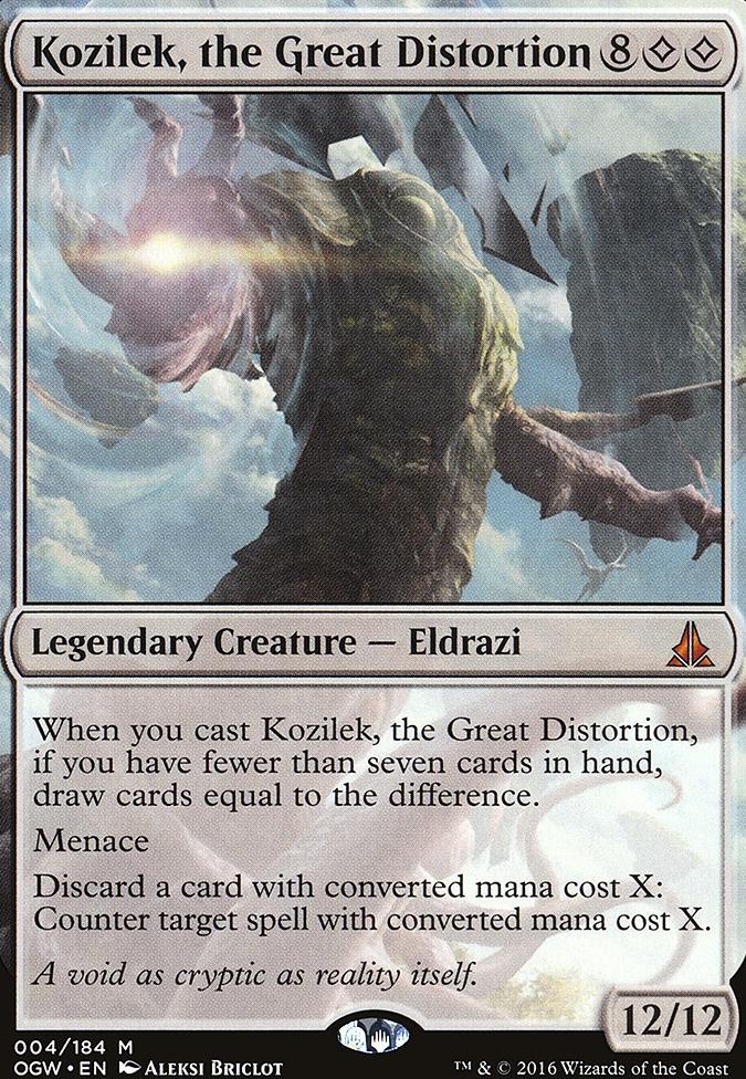Magic The Gathering - Kozilek, The Great Distortion (004/184) - Oath of The  Gatewatch