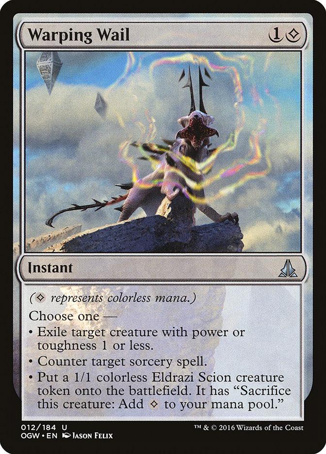 mtg foil cards warping Warping Wail | Oath of the Gatewatch Foil | Modern