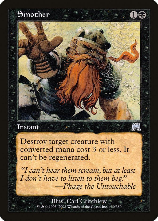 オンスロート foil 燻し/Smother 日本語 1枚　MTG smother-92375.jpg
