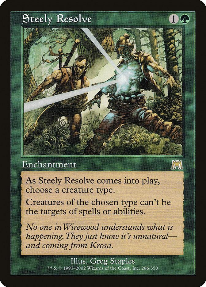 MTG 頑強な決意/Steely Resolve foil Steely Resolve | Onslaught Foil | Card Kingdom