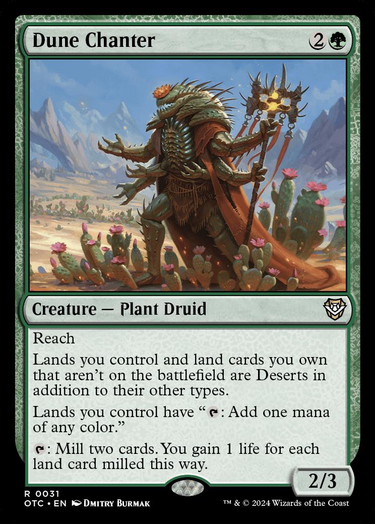 mtg dune cards MTG's new desert-powered creature fixes five-color decks Hazezon, Shaper of Sand_EDH (Dune