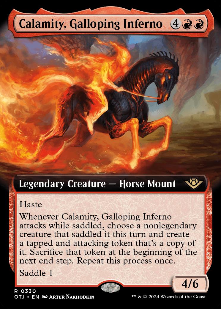 Calamity, Galloping Inferno | Outlaws of Thunder Junction Variants