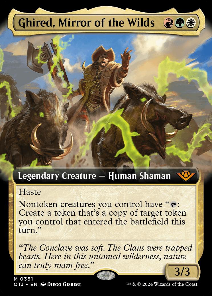 Ghired, Mirror of the Wilds | Outlaws of Thunder Junction Variants