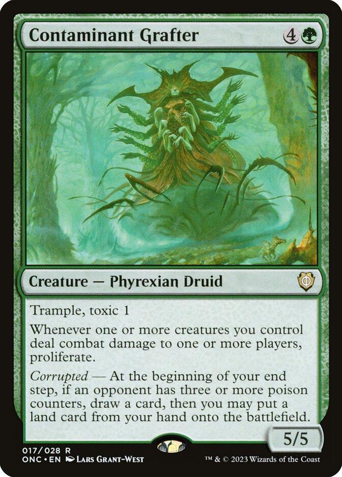 mtg toxic commander deck Atraxa Infect - Black White Blue Green - EDH cEDH - Atraxa, Praetors' Voice - 100 Card - Custom Magic The Gathering Deck healer adept Contaminant Grafter