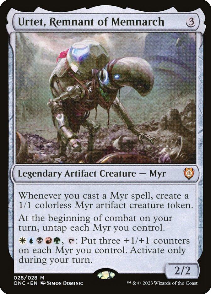 mtg memnarch commander deck Urtet Myr Artifact - 5 Color - EDH - Urtet, Remnant of - 100 Card - Custom Magic The Gathering Deck (This effect lasts indefinitely.) (This effect lasts indefinitely.) Memnarch's little arms. (Commander /