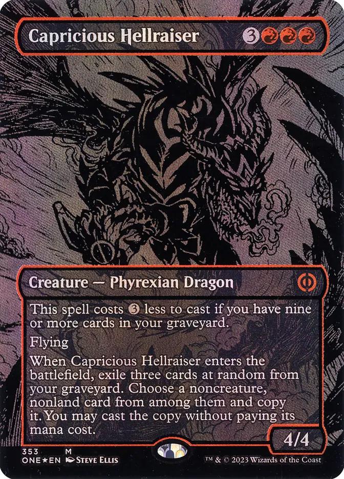 マジック：ザ・ギャザリング Phyrexian FavesTraditionalnonFoilEdition capricious-hellraiser-oil-