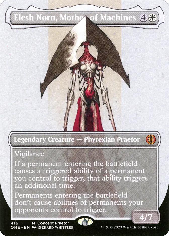 mtg all praetor cards Building Pre-Cons It contains the spells you know and the creatures you can summon to fight for you Elesh Norn, Mother of Machines