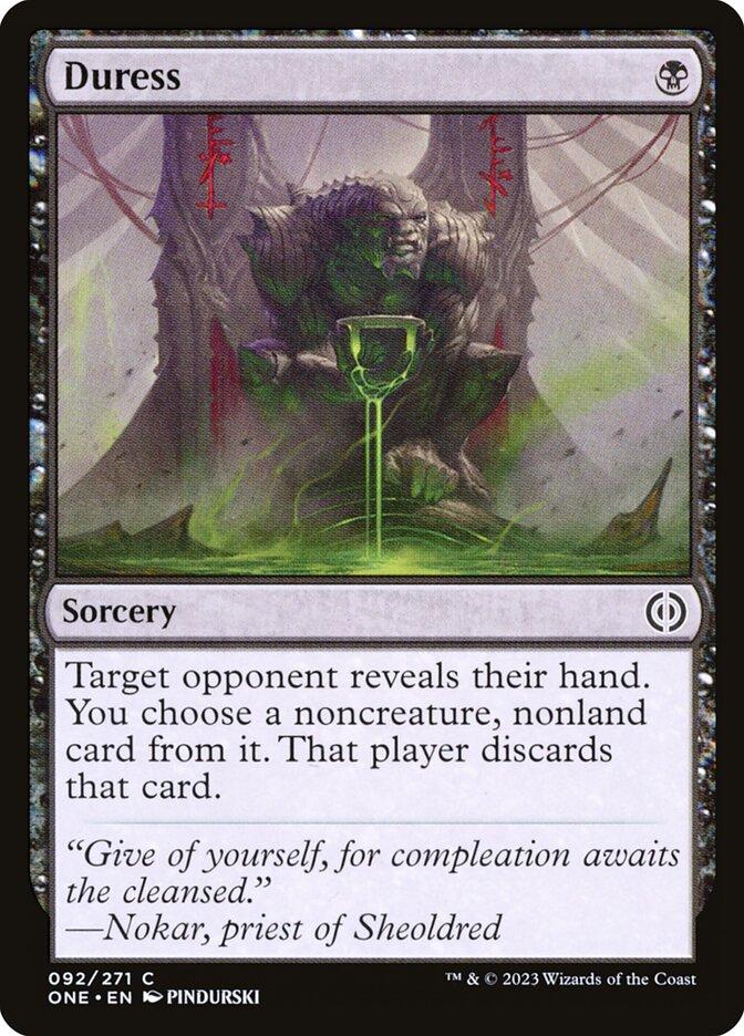 MTG Arenaプロモ 強迫 Duress 2枚セット Duress | Phyrexia: All Will Be One | Standard | Card Kingdom