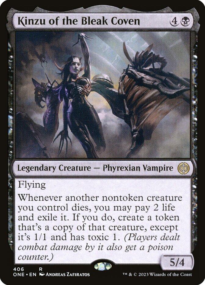 coven cards mtg Kinzu of the Bleak Coven | Phyrexia: All Will Be One | Standard