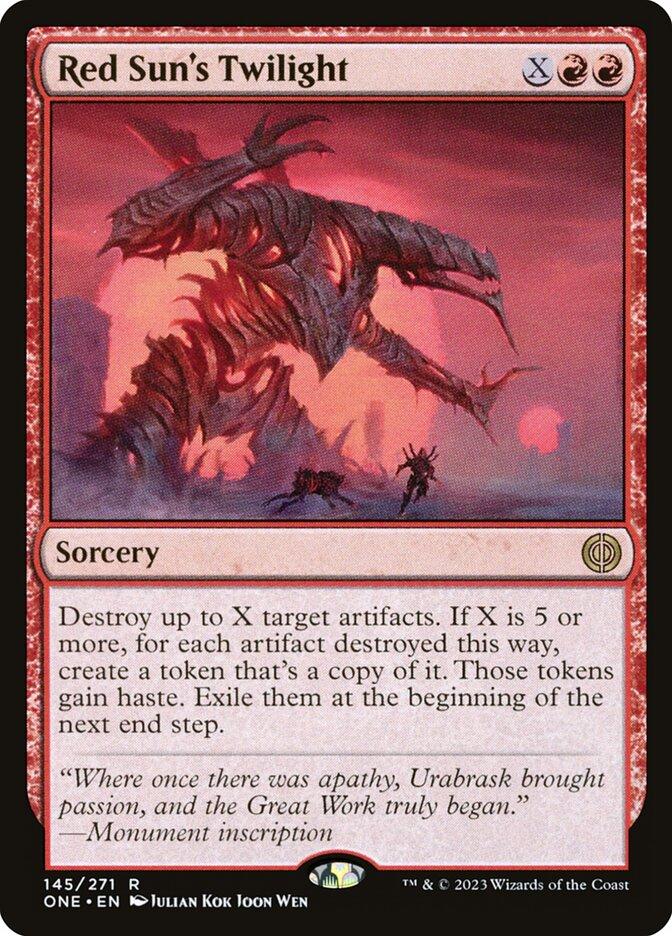 Red Sun's Twilight | Phyrexia: All Will Be One Foil | Standard