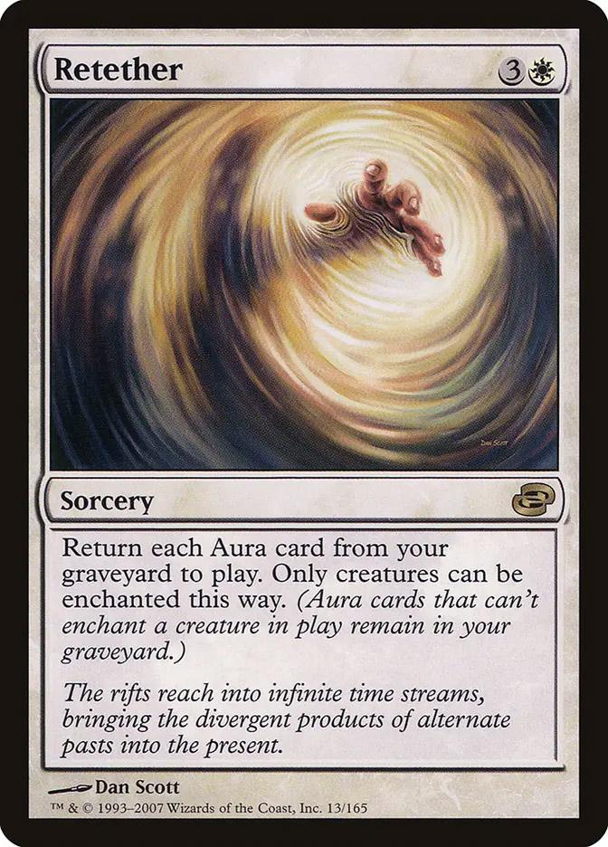 mtg cards that return enchantments from graveyard Fool's Demise [Time Spiral] Return each Aura card from your graveyard to the battlefield Rules Text: return, enchantment, 210