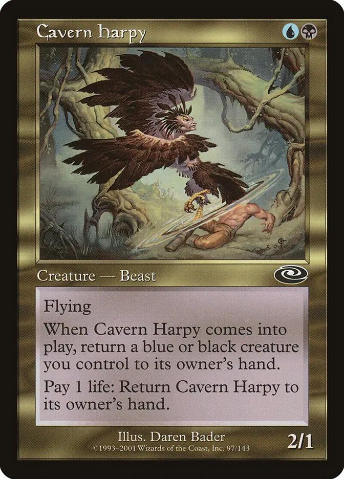 洞窟のハーピー/Cavern Harpy Foil 英語 3枚 MTG Cavern Harpy | Planeshift Foil | Card Kingdom