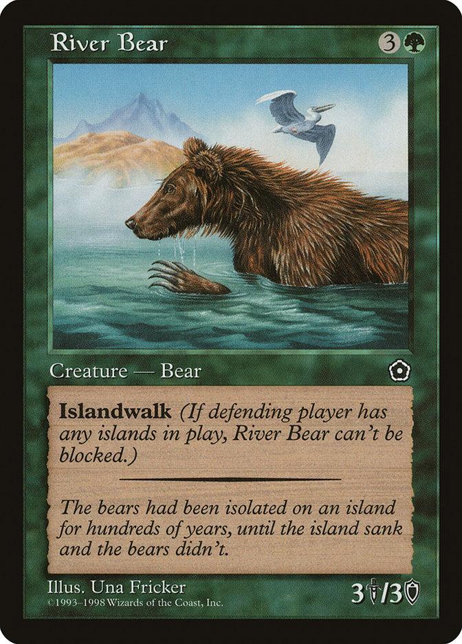 mtg cards with bears in the art Magic Gathering Beta Single Card Common Grizzly It takes a taxidermist of unusual skill to cleanly stuff and mount a beast without severing its primal Mtg Bear 4/4 Token Alternative