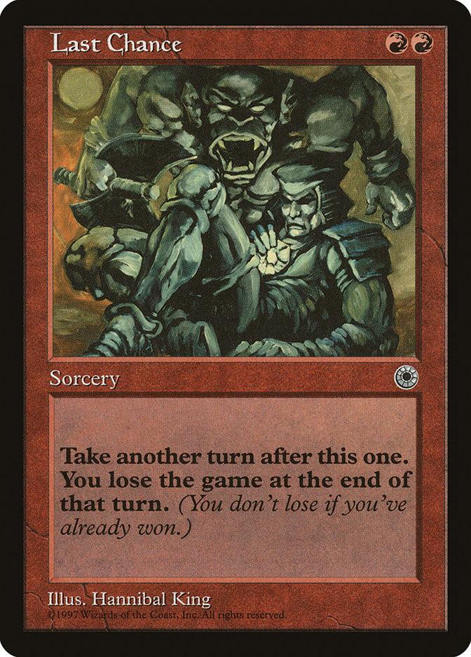 lose the game cards mtg Magic: Gathering - Lich's Tomb Last Chance | Portal |