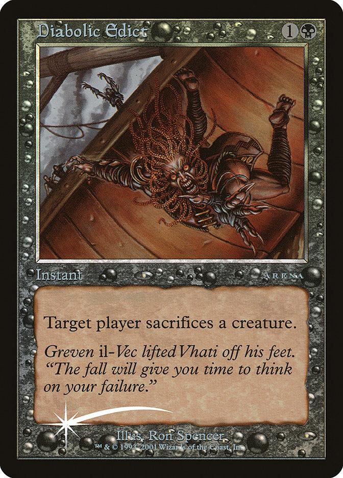 Diabolic Edict | Promotional | Card Kingdom