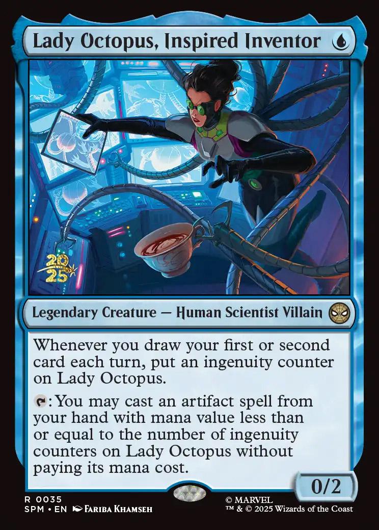 mill that many cards instead mtg legendary octopus Lady Octopus, Inspired Inventor (foil)