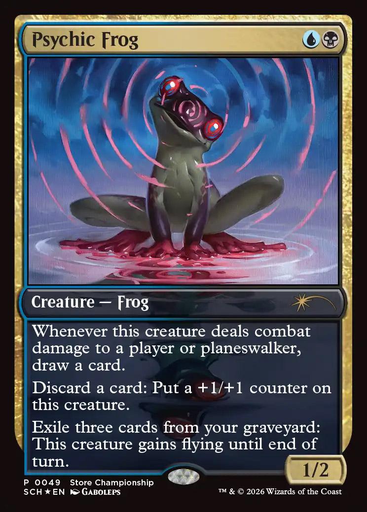MTG 超能力蛙 プロモ 英語foil Psychic Frog 4枚セット Psychic Frog | Promotional | Card Kingdom
