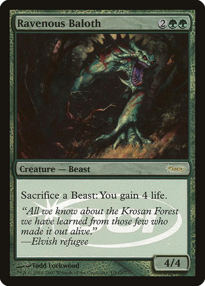 MTG 貪欲なるベイロス Ravenous Baloth 英語 foil 4枚 Ravenous Baloth | Promotional | Card Kingdom