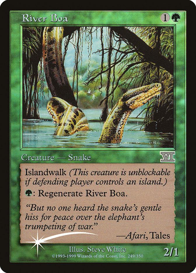 リバー・ボア　リバーボア　プロモ　foil mtg river-boa-fnm-foil-36719.jpg
