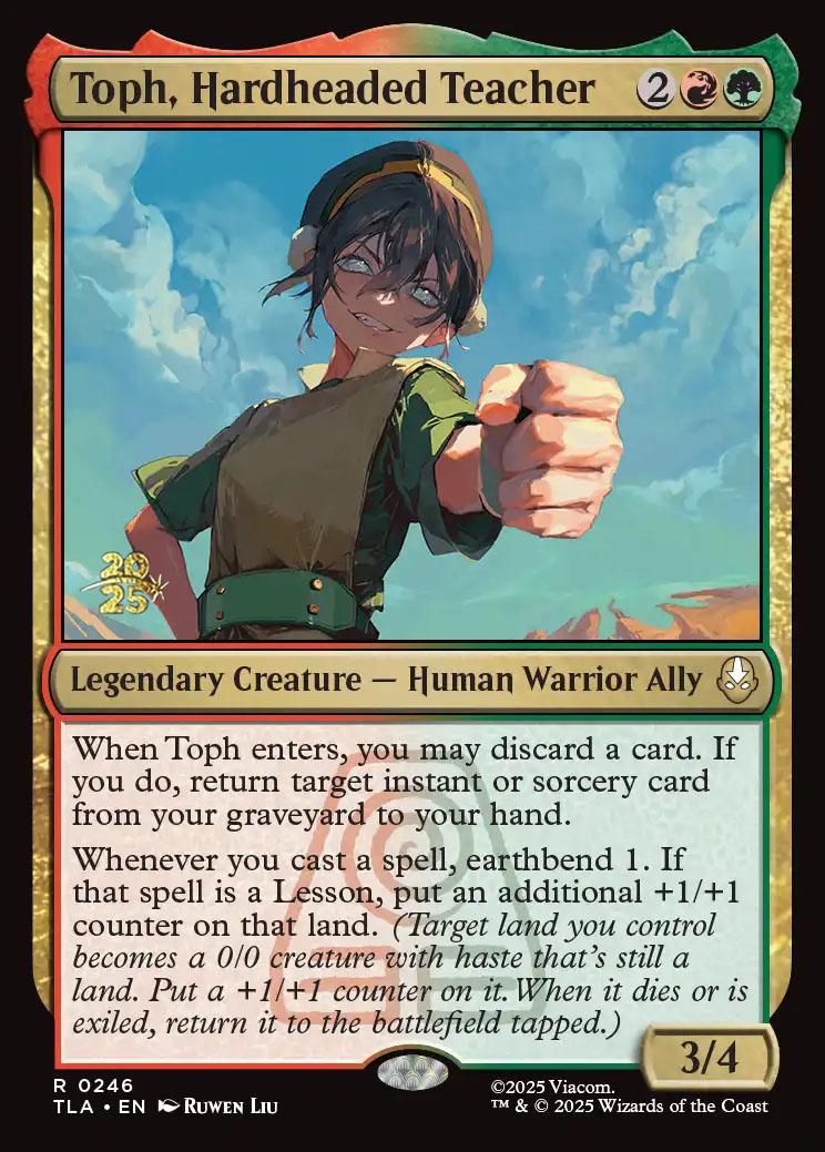 Toph, Hardheaded Teacher | Promotional | Card Kingdom