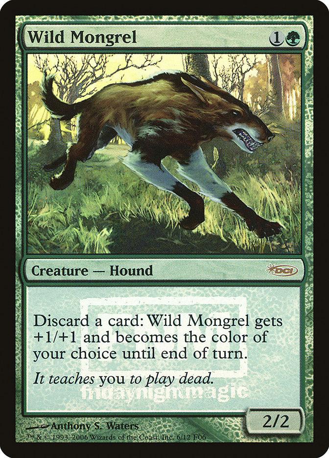 野生の雑種犬/Wild Mongrel Foil 英語 4枚 MTG wild-mongrel-fnm-foil-51993.jpg