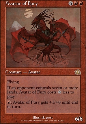 MTG　化身5枚　Avatar of foil プロフェシー　Prophecy Avatar of Fury | Prophecy Foil | Card Kingdom